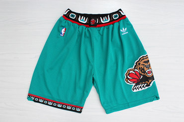 Grizzlies Teal Hardwood Classics Shorts Grizzlies Teal Hardwood Classics Shorts