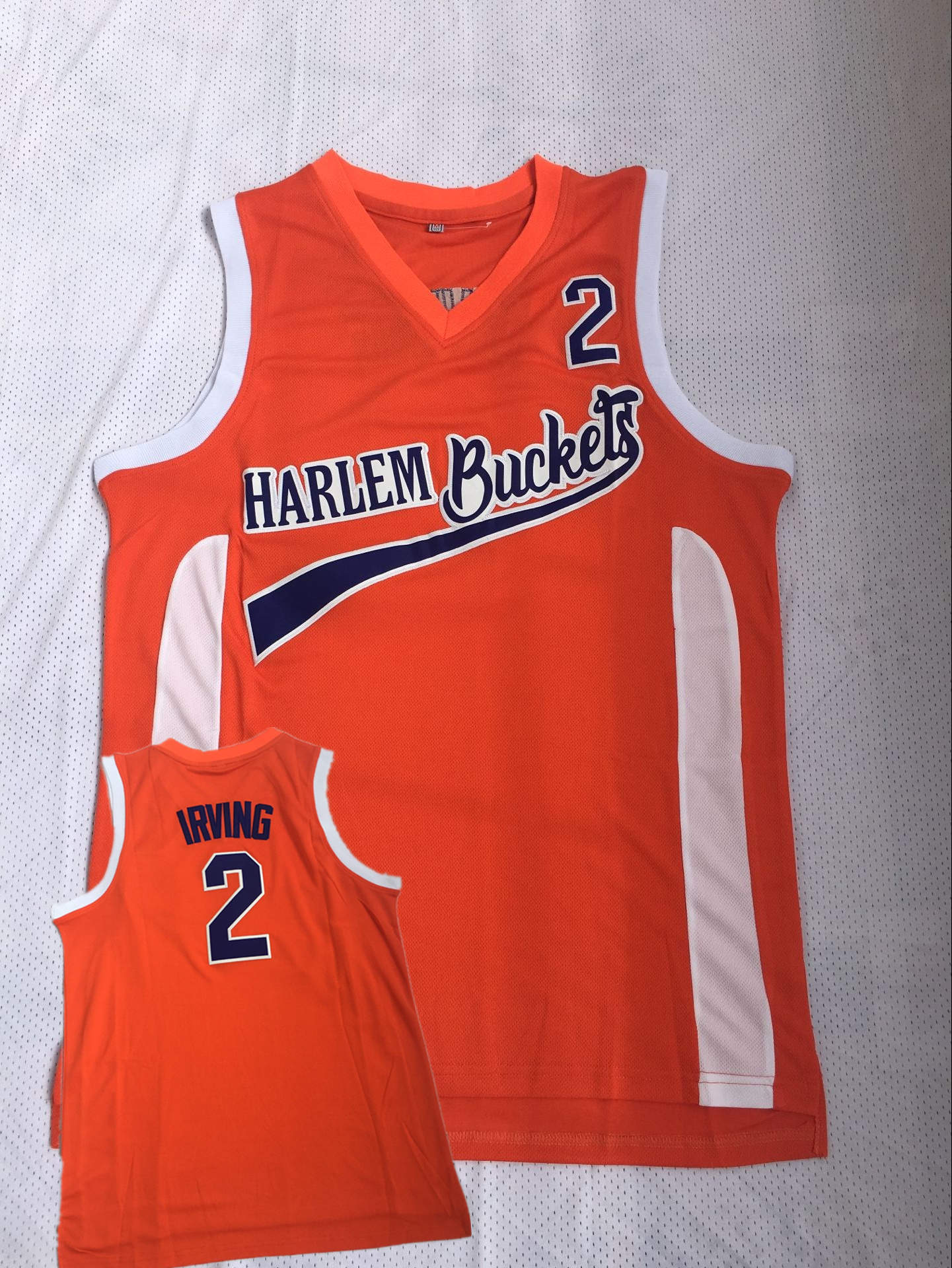 Harlem Buckets 2 Irving Orange Uncle Drew Movie Basketball Jersey Harlem Buckets 2 Irving Orange Uncle Drew Movie Basketball Jersey