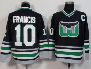 Hartford Whalers #10 Ron Francis Black CCM Throwback Stitched NHL Jersey Hartford Whalers #10 Ron Francis Black CCM Throwback Stitched NHL Jersey