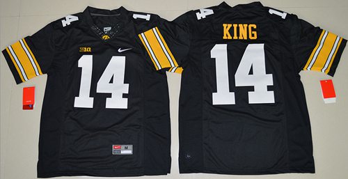Hawkeyes #14 Desmond King Black Stitched NCAA Jersey Hawkeyes #14 Desmond King Black Stitched NCAA Jersey