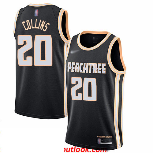 Hawks #20 John Collins Black Basketball Swingman City Edition 2019 20 Jersey Hawks #20 John Collins Black Basketball Swingman City Edition 2019 20 Jersey