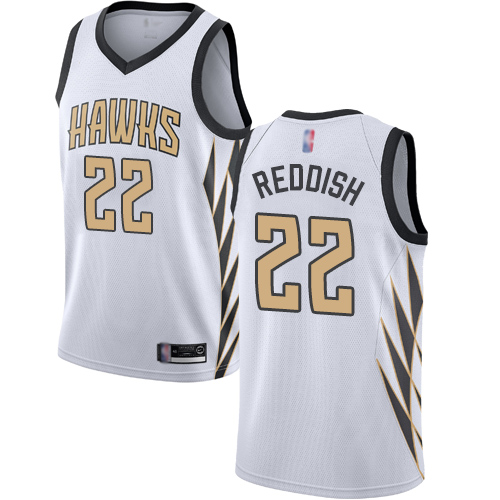Hawks #22 Cam Reddish White Basketball Swingman City Edition 2018 19 Jersey Hawks #22 Cam Reddish White Basketball Swingman City Edition 2018 19 Jersey