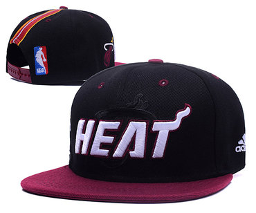 Heat Big Logo Black Snapback Adjustable Hat GS