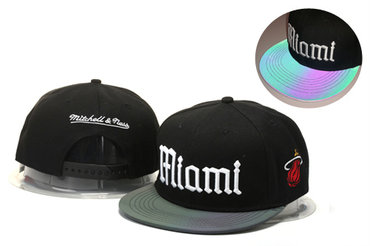 Heat Fresh Logo Black Mitchell & Ness Adjustable Hat YS