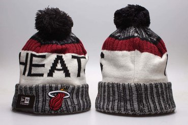 Heat Fresh Logo Black Sport Pom Cuffed Knit Hat YP