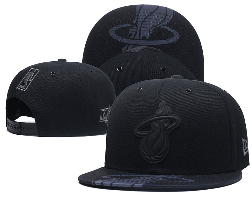 Heat Team Logo Black Adjustable Hat GS