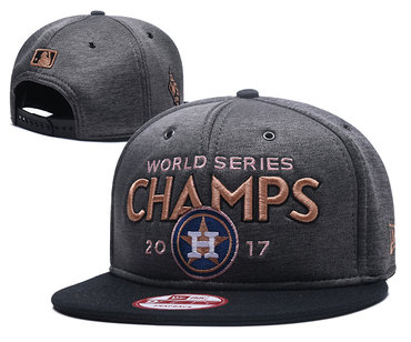 Houston Astros Graphite 2017 World Series Champions Adjustable Hat GS