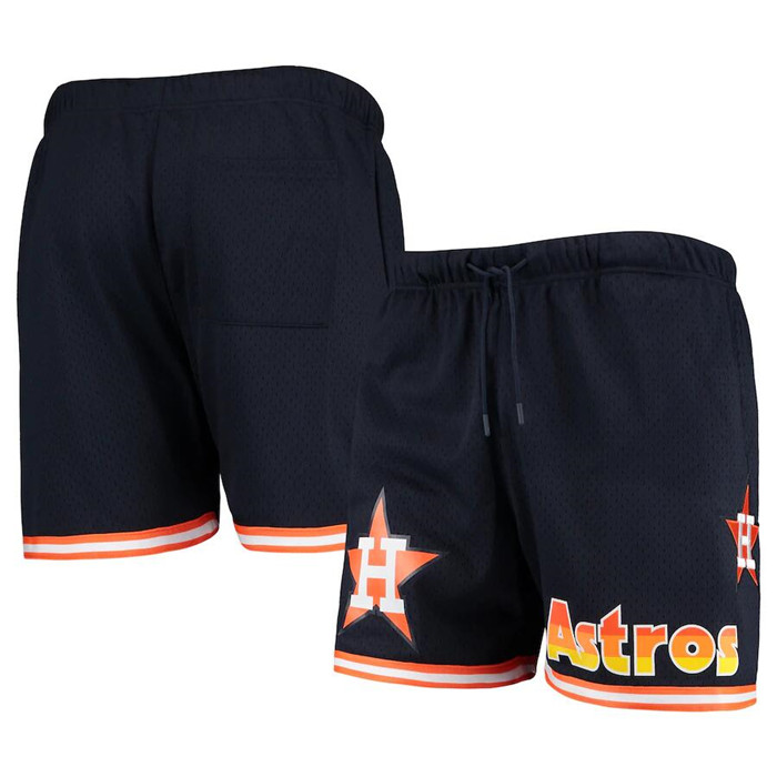 Houston Astros Navy Team Logo Mesh Shorts Houston Astros Navy Team Logo Mesh Shorts