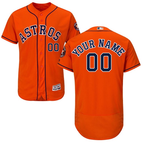 Houston Astros Orange Men's Flexbase Customized Jersey Houston Astros Orange Men's Flexbase Customized Jersey