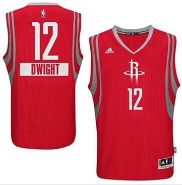 Houston Rockets #12 Dwight Howard Red 2014-15 Christmas Day NBA Jersey