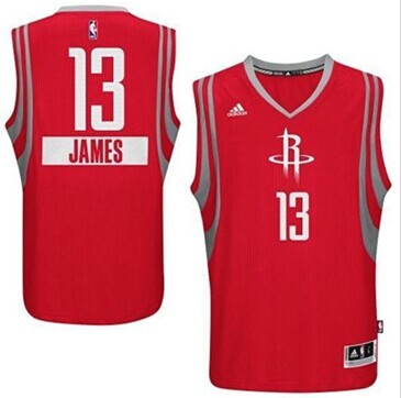 Houston Rockets #13 James Harden Red 2014-15 Christmas Day NBA Jersey