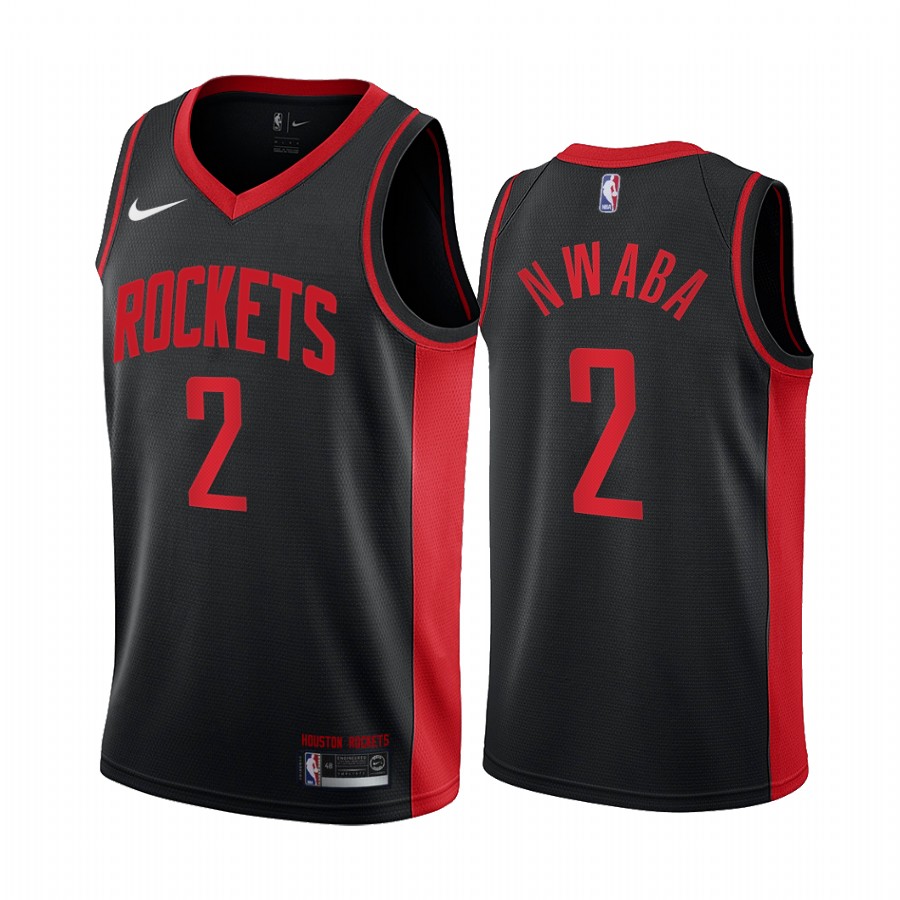 Houston Rockets #2 David Nwaba Black NBA Swingman 2020-21 Earned Edition Jersey Houston Rockets #2 David Nwaba Black NBA Swingman 2020-21 Earned Edition Jersey