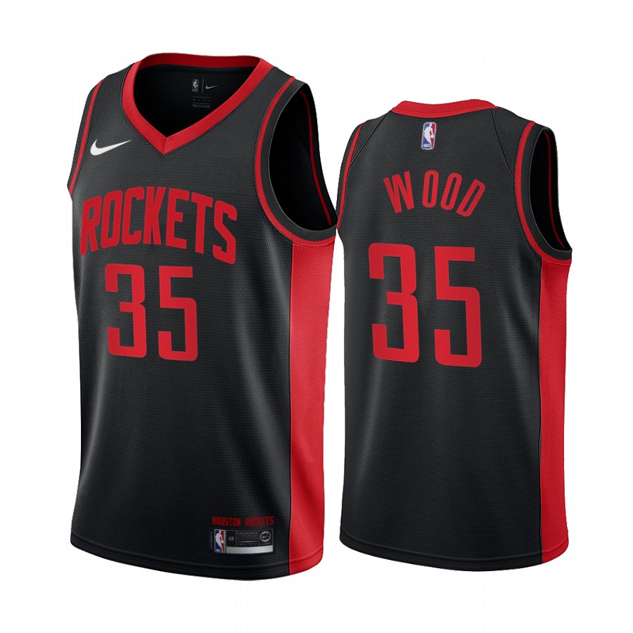 Houston Rockets #35 Christian Wood Black NBA Swingman 2020-21 Earned Edition Jersey Houston Rockets #35 Christian Wood Black NBA Swingman 2020-21 Earned Edition Jersey