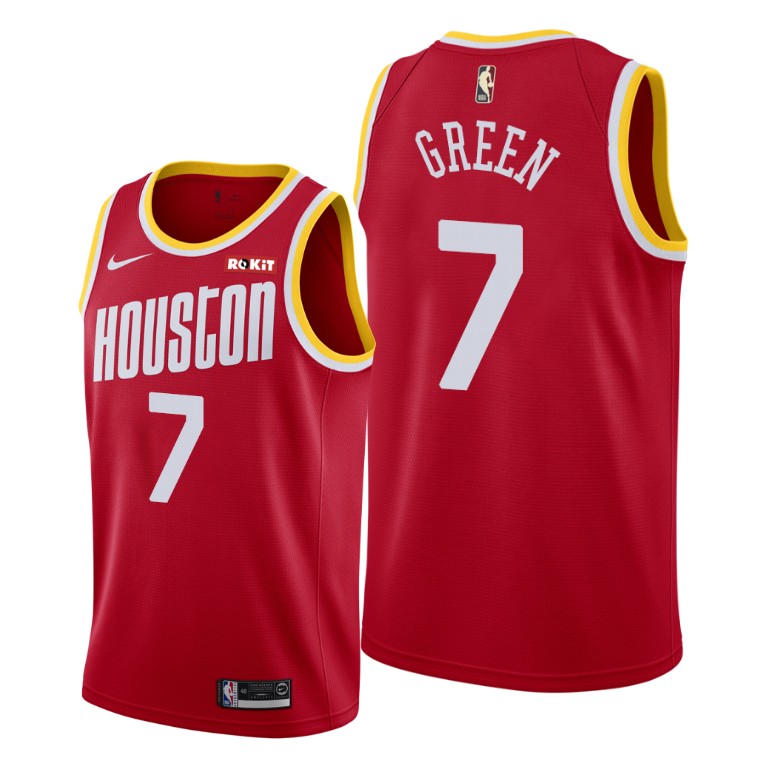 Houston Rockets #7 Jalen Green Red Jersey 2021 NBA Houston Rockets #7 Jalen Green Red Jersey 2021 NBA