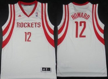 Houston Rockets 12 Dwight Howard White Revolution 30 Swingman NBA Jerseys