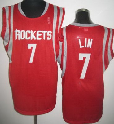 Houston Rockets 7# Jeremy Lin Red Revolution 30 NBA Jerseys