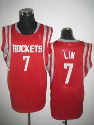 Houston Rockets Jeremy Lin #7 Red NBA Jerseys