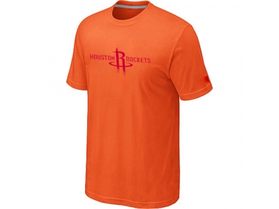 Houston Rockets adidas Primary Logo T-Shirt -Orange Houston Rockets adidas Primary Logo T-Shirt -Orange