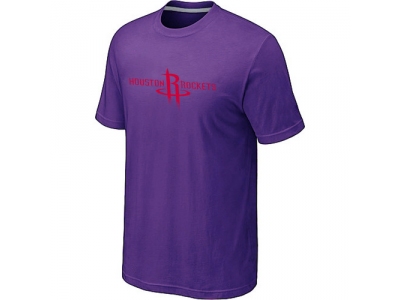 Houston Rockets adidas Primary Logo T-Shirt -Purple Houston Rockets adidas Primary Logo T-Shirt -Purple