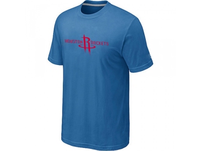 Houston Rockets adidas Primary Logo T-Shirt -light Blue Houston Rockets adidas Primary Logo T-Shirt -light Blue