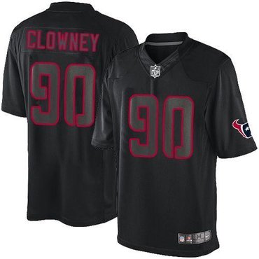 Houston Texans #90 Jadeveon Clowney Black NFL Impact Limited Jersey