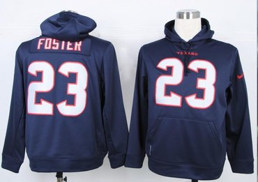 Houston Texans 23 Arian foster Pullover Hoodie Navy Blue