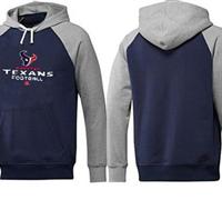 Houston Texans Critical Victory Pullover Hoodie Dark Blue & Grey