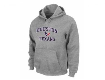 Houston Texans Heart & Soul Pullover Hoodie Grey