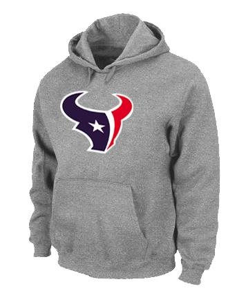 Houston Texans Logo Pullover Hoodie - Grey Houston Texans Logo Pullover Hoodie - Grey