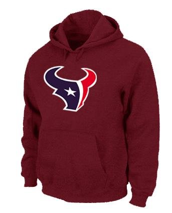 Houston Texans Logo Pullover Hoodie - RED Houston Texans Logo Pullover Hoodie - RED