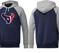 Houston Texans Logo Pullover Hoodie Dark Blue & Grey Houston Texans Logo Pullover Hoodie Dark Blue & Grey