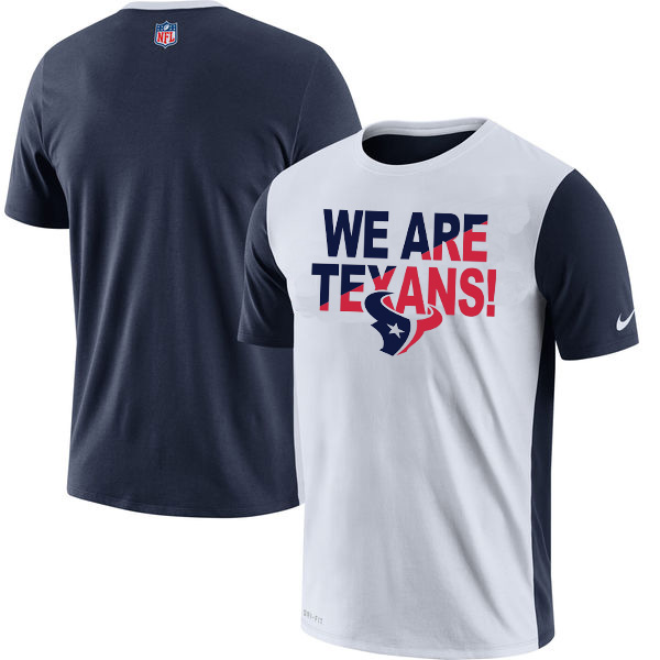 Houston Texans Nike Performance T-Shirt White Houston Texans Nike Performance T-Shirt White