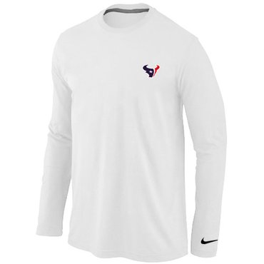 Houston Texans Sideline Legend Authentic Long Sleeve T-Shirt White