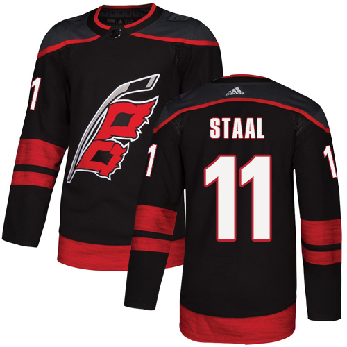 Hurricanes #11 Jordan Staal Black Alternate Authentic Stitched Hockey Jersey Hurricanes #11 Jordan Staal Black Alternate Authentic Stitched Hockey Jersey