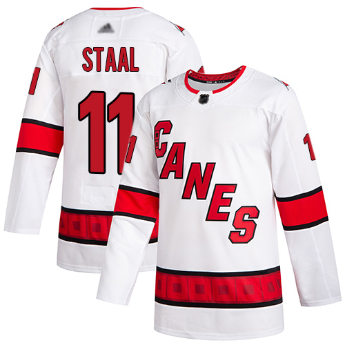 Hurricanes #11 Jordan Staal White Road Authentic Stitched Hockey Jersey Hurricanes #11 Jordan Staal White Road Authentic Stitched Hockey Jersey