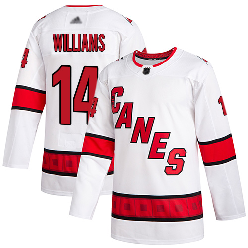 Hurricanes #14 Justin Williams White Road Authentic Stitched Youth Hockey Jersey Hurricanes #14 Justin Williams White Road Authentic Stitched Youth Hockey Jersey