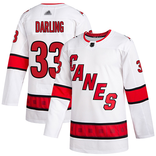 Hurricanes #33 Scott Darling White Road Authentic Stitched Hockey Jersey Hurricanes #33 Scott Darling White Road Authentic Stitched Hockey Jersey