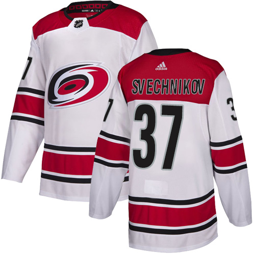 Hurricanes #37 Andrei Svechnikov White Road Authentic Stitched Hockey Jersey Hurricanes #37 Andrei Svechnikov White Road Authentic Stitched Hockey Jersey