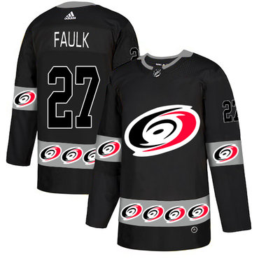 Hurricanes 27 Justin Faulk Black Team Logos Fashion Adidas Jersey Hurricanes 27 Justin Faulk Black Team Logos Fashion Adidas Jersey
