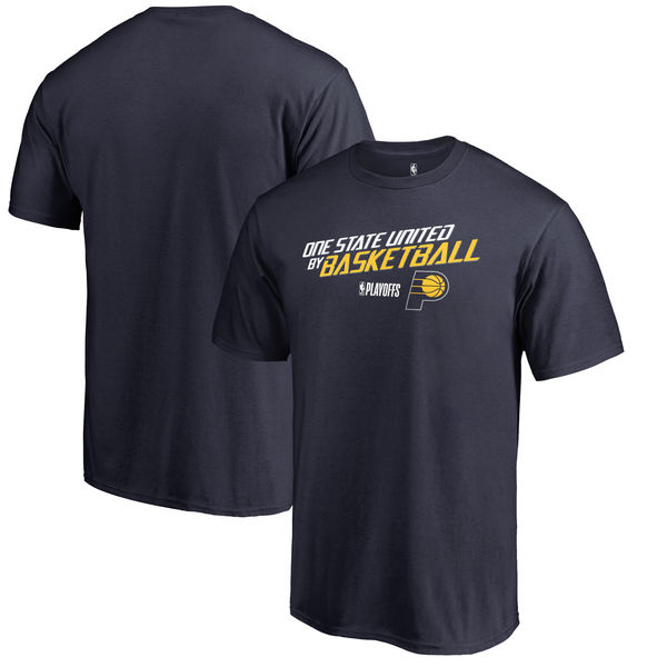 Indiana Pacers Fanatics Branded 2018 NBA Playoffs Slogan T-Shirt Navy Indiana Pacers Fanatics Branded 2018 NBA Playoffs Slogan T-Shirt Navy