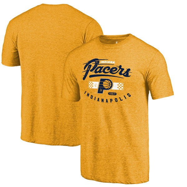 Indiana Pacers Fanatics Branded Gold Pace Car Hometown Collection Tri-Blend T-Shirt Indiana Pacers Fanatics Branded Gold Pace Car Hometown Collection Tri-Blend T-Shirt
