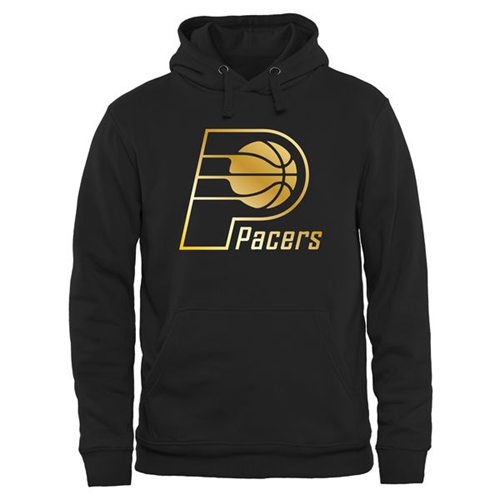 Indiana Pacers Gold Collection Pullover Hoodie Black Indiana Pacers Gold Collection Pullover Hoodie Black