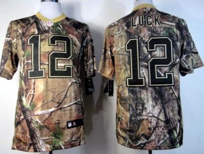 2012 Indianapolis Colts #12 Andrew Luck Camo Realtree NFL Jersey 2012 Indianapolis Colts #12 Andrew Luck Camo Realtree NFL Jersey