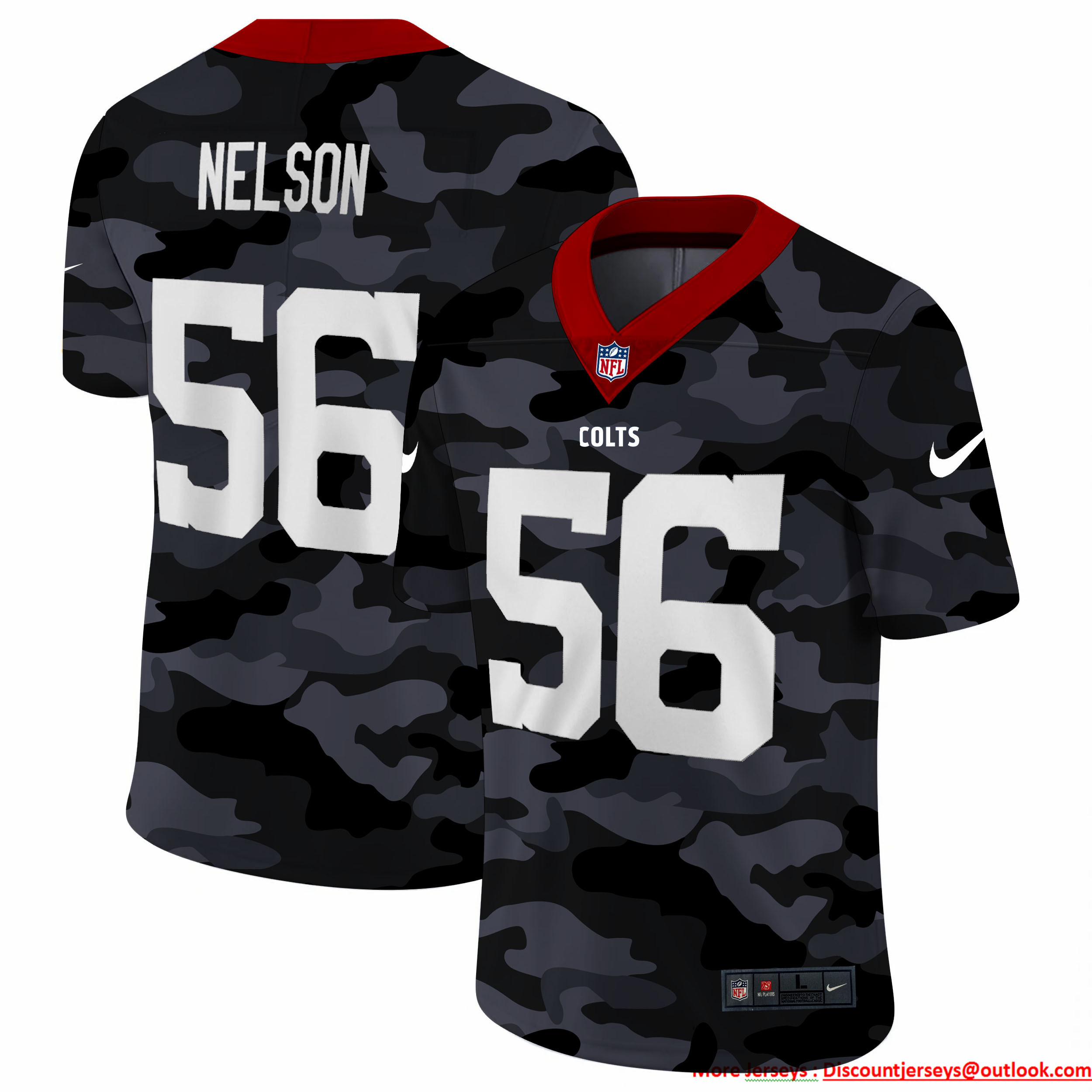 Indianapolis Colts #56 Quenton Nelson Men's Nike 2020 Black CAMO Vapor Untouchable Limited Stitched NFL Jersey Indianapolis Colts #56 Quenton Nelson Men's Nike 2020 Black CAMO Vapor Untouchable Limited Stitched NFL Jersey