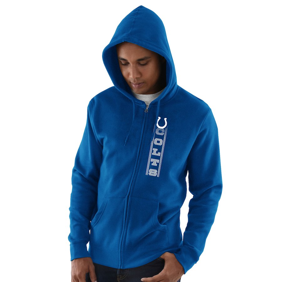 Indianapolis Colts Hook And Ladder Full Zip Hoodie Royal Indianapolis Colts Hook And Ladder Full Zip Hoodie Royal