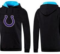 Indianapolis Colts Logo Pullover Hoodie Black & Blue Indianapolis Colts Logo Pullover Hoodie Black & Blue