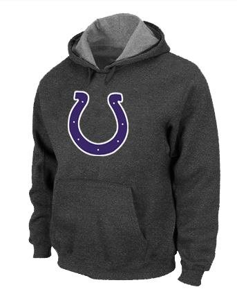 Indianapolis Colts Logo Pullover Hoodie D.Grey