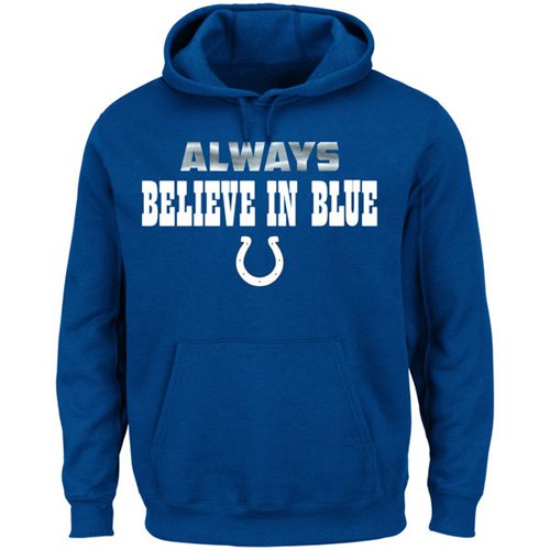 Indianapolis Colts Majestic Always Pullover Hoodie Royal Blue Indianapolis Colts Majestic Always Pullover Hoodie Royal Blue