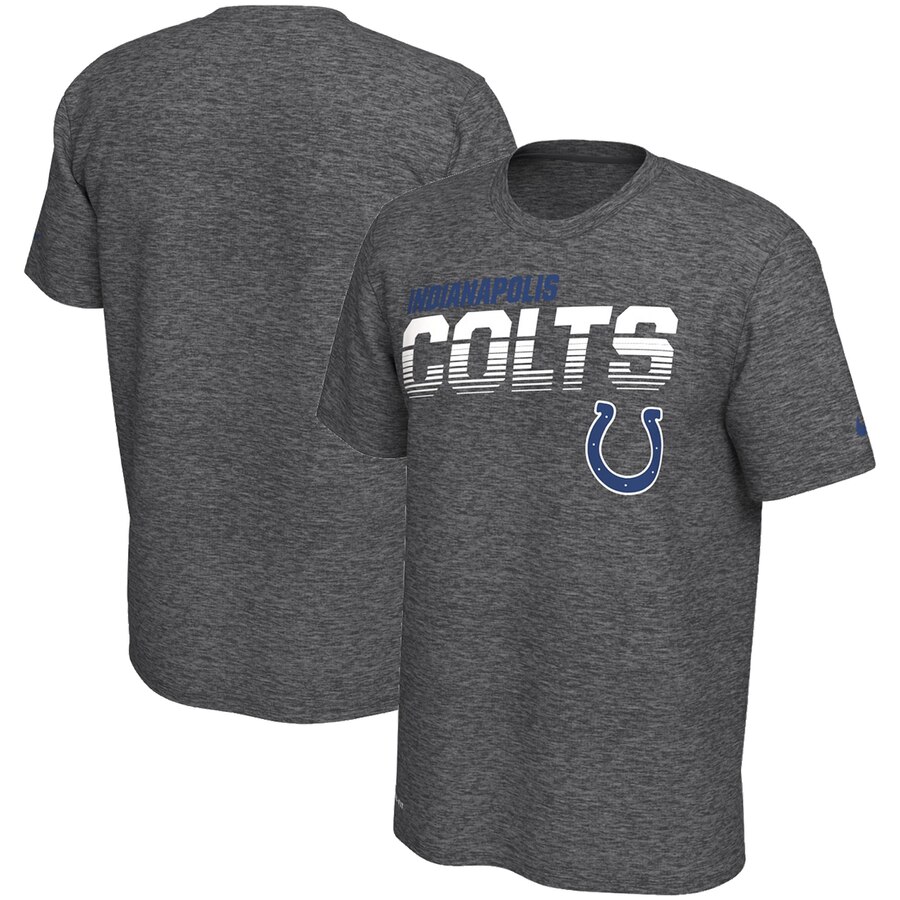 Indianapolis Colts Nike Sideline Line Of Scrimmage Legend Performance T-Shirt Heathered Gray Indianapolis Colts Nike Sideline Line Of Scrimmage Legend Performance T-Shirt Heathered Gray