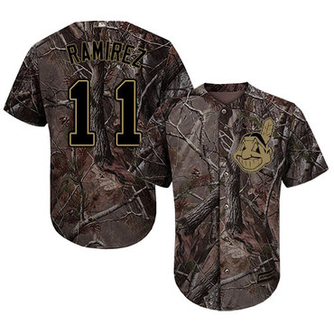 Indians #11 Jose Ramirez Camo Realtree Collection Cool Base Stitched Youth Baseball Jersey Indians #11 Jose Ramirez Camo Realtree Collection Cool Base Stitched Youth Baseball Jersey
